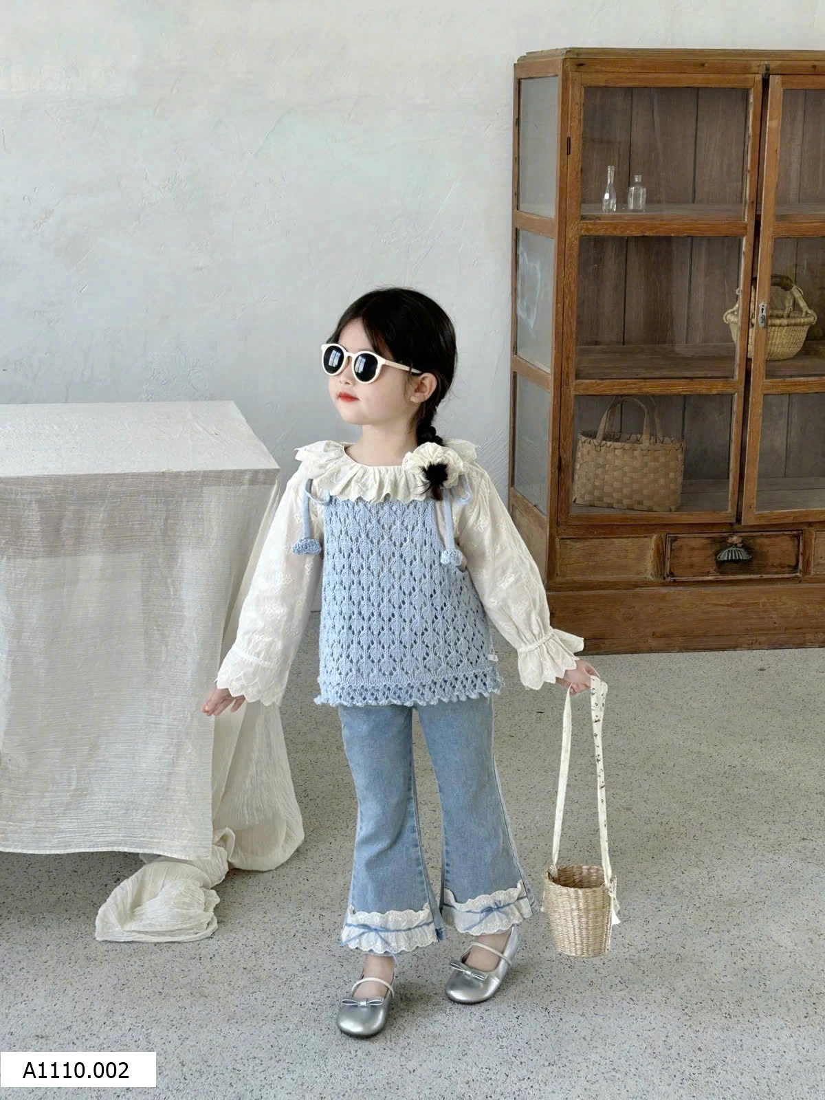 SET SƠ MI QUẦN JEANS LOE BÁNH BÈO   Giá sỉ GILE LEN: 136k  SƠ MI: 129k  QUẦN JEAN: 149k