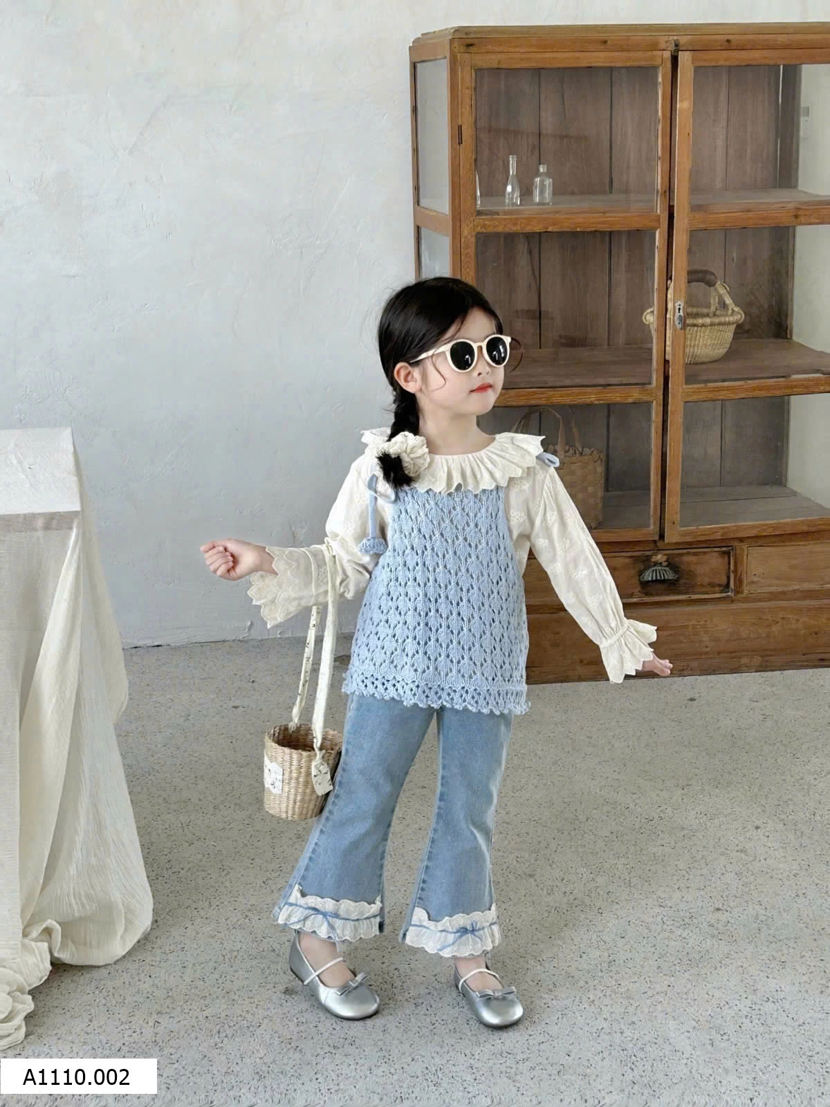 SET SƠ MI QUẦN JEANS LOE BÁNH BÈO   Giá sỉ GILE LEN: 136k  SƠ MI: 129k  QUẦN JEAN: 149k