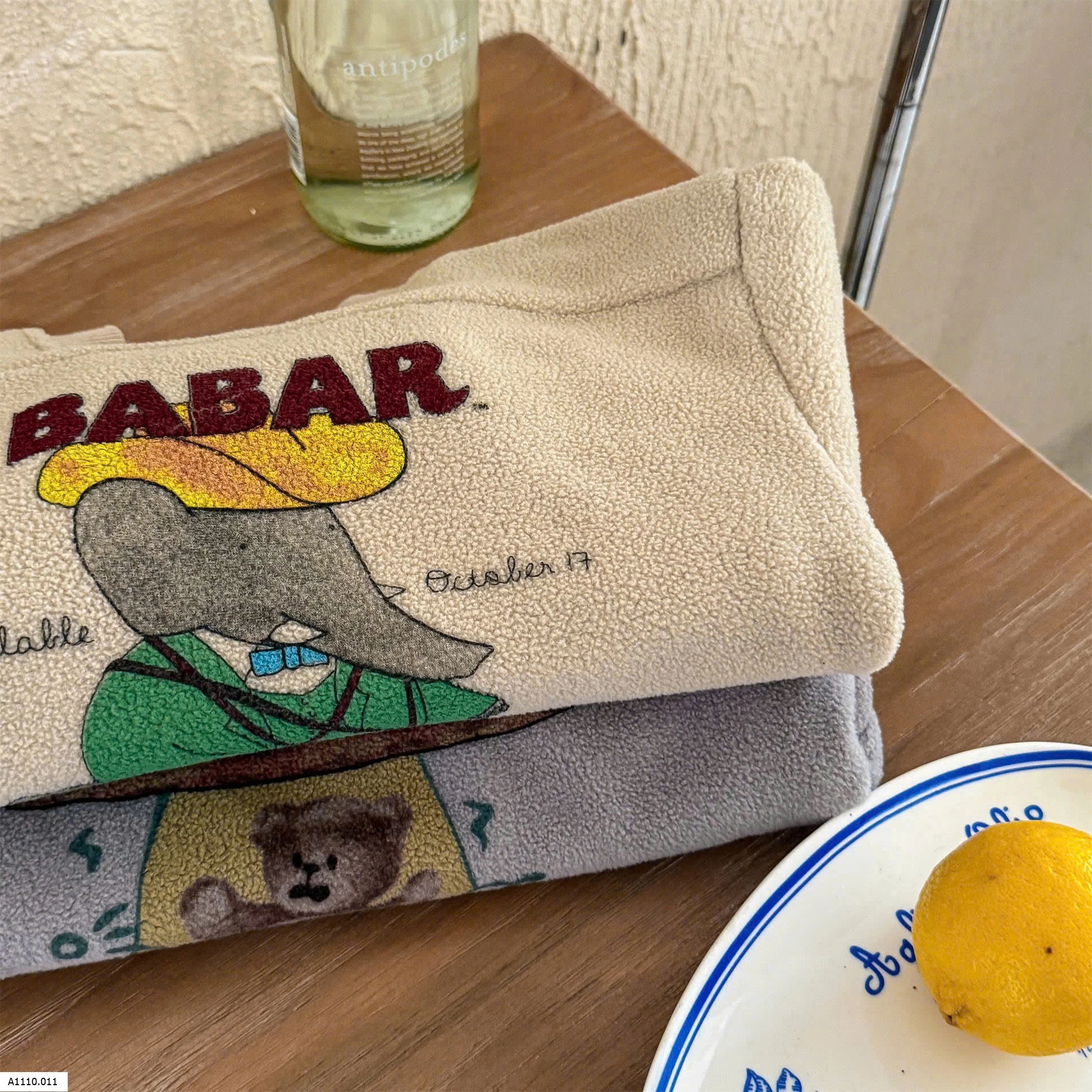 ÁO NỈ BÉ GÁI ADBABY   Giá sỉ 141k