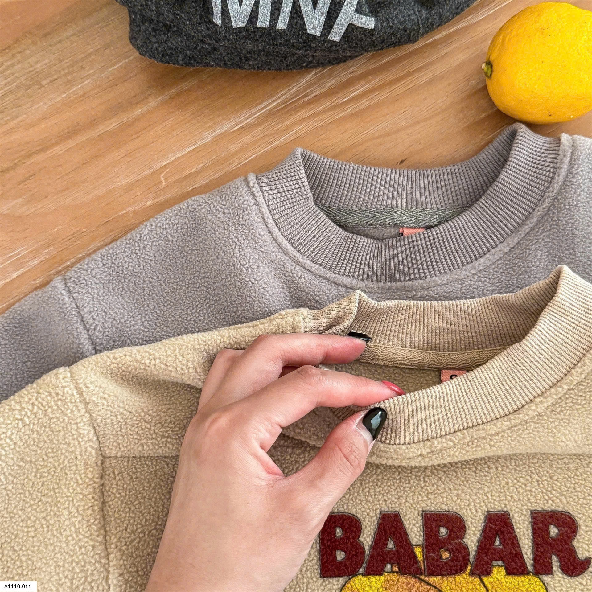ÁO NỈ BÉ GÁI ADBABY   Giá sỉ 141k