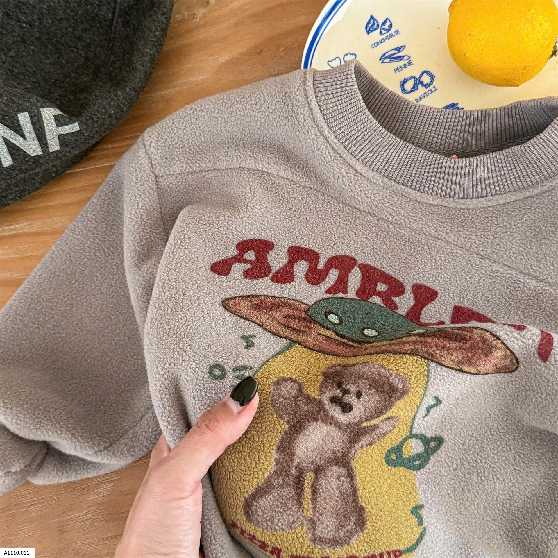 ÁO NỈ BÉ GÁI ADBABY   Giá sỉ 141k