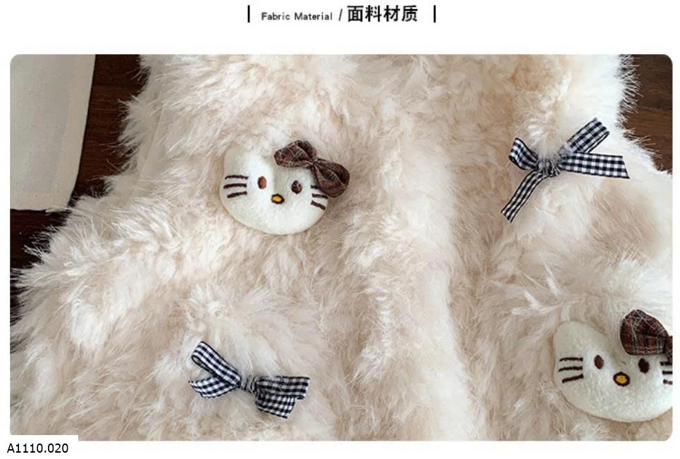 ÁO GILE LÔNG KITTY BG   Giá sỉ 180k