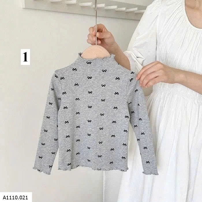 ÁO GIỮ NHIỆT CỔ CAO HỌA TIẾT    Giá sỉ 55k