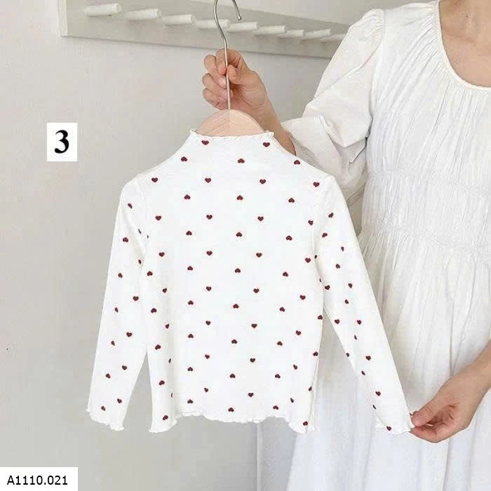 ÁO GIỮ NHIỆT CỔ CAO HỌA TIẾT    Giá sỉ 55k