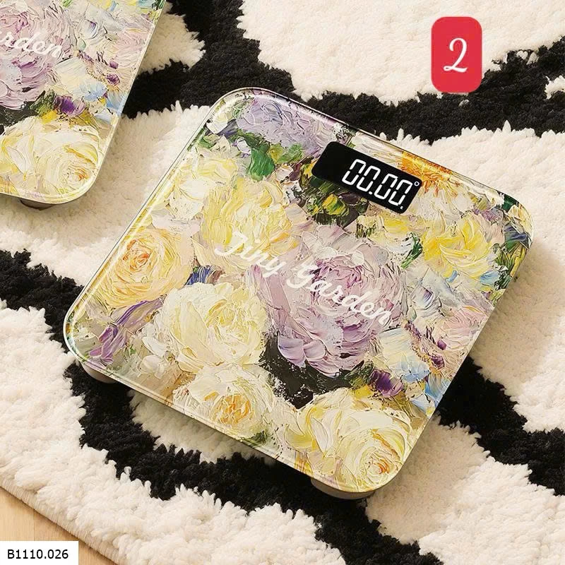 CÂN ĐIỆN TỬ HOẠ TIẾT   Giá sỉ 125k