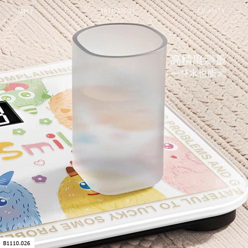 CÂN ĐIỆN TỬ HOẠ TIẾT   Giá sỉ 125k