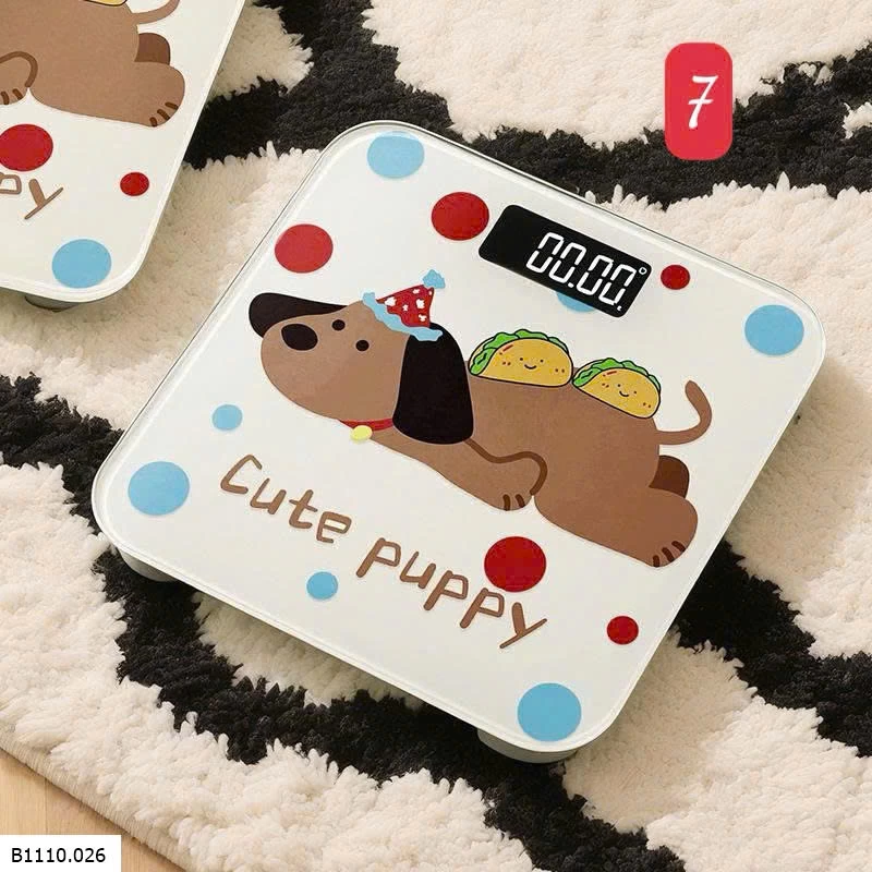 CÂN ĐIỆN TỬ HOẠ TIẾT   Giá sỉ 125k