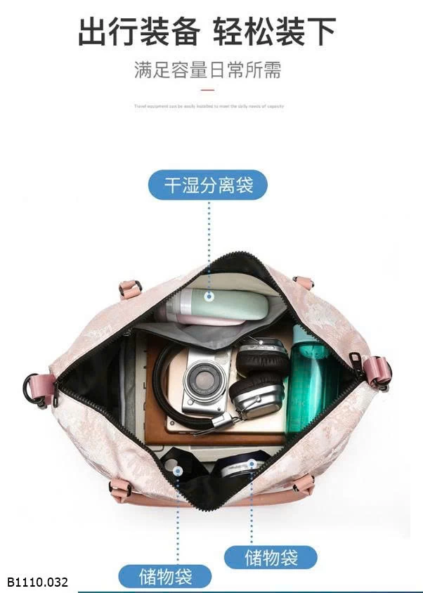 TÚI DU LỊCH HOẠ TIẾT   Giá sỉ 172k