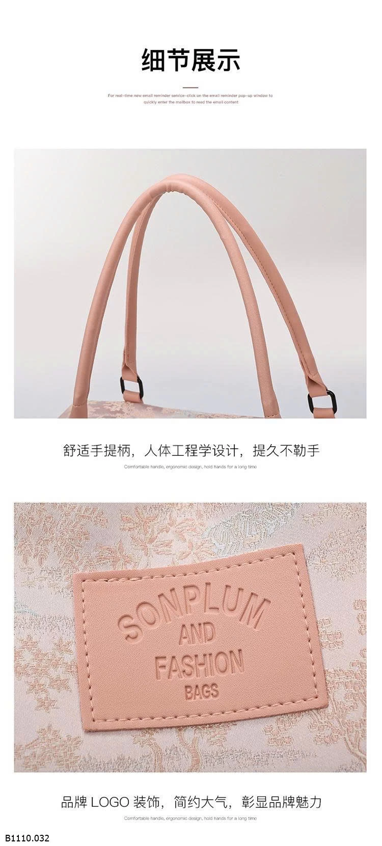 TÚI DU LỊCH HOẠ TIẾT   Giá sỉ 172k