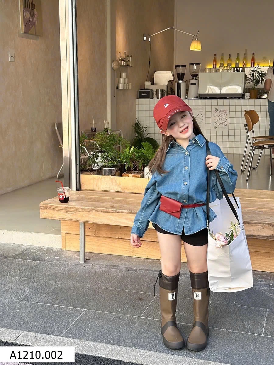 ÁO SƠ MI JEAN AMBB   Giá sỉ 90-150: 175k      160: 190k      170: 205k