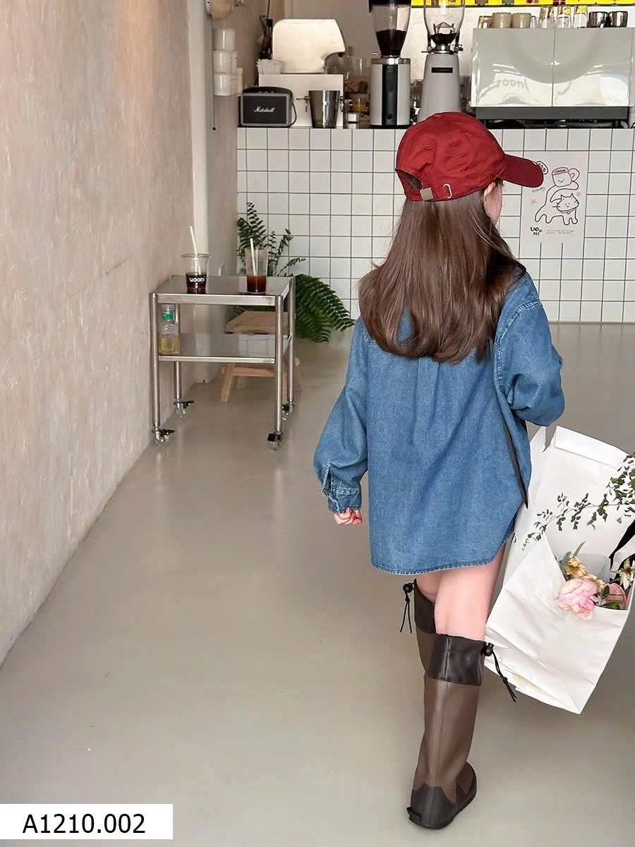 ÁO SƠ MI JEAN AMBB   Giá sỉ 90-150: 175k      160: 190k      170: 205k