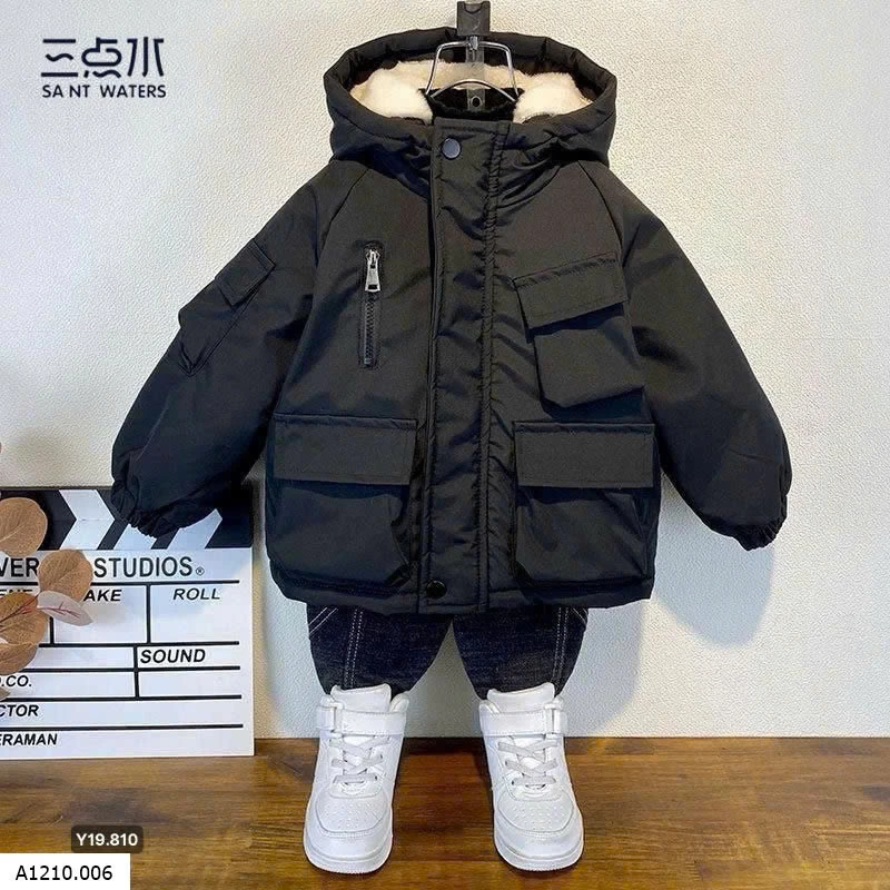 Áo phao lót lông bé trai siêu ấm   Giá sỉ 180k