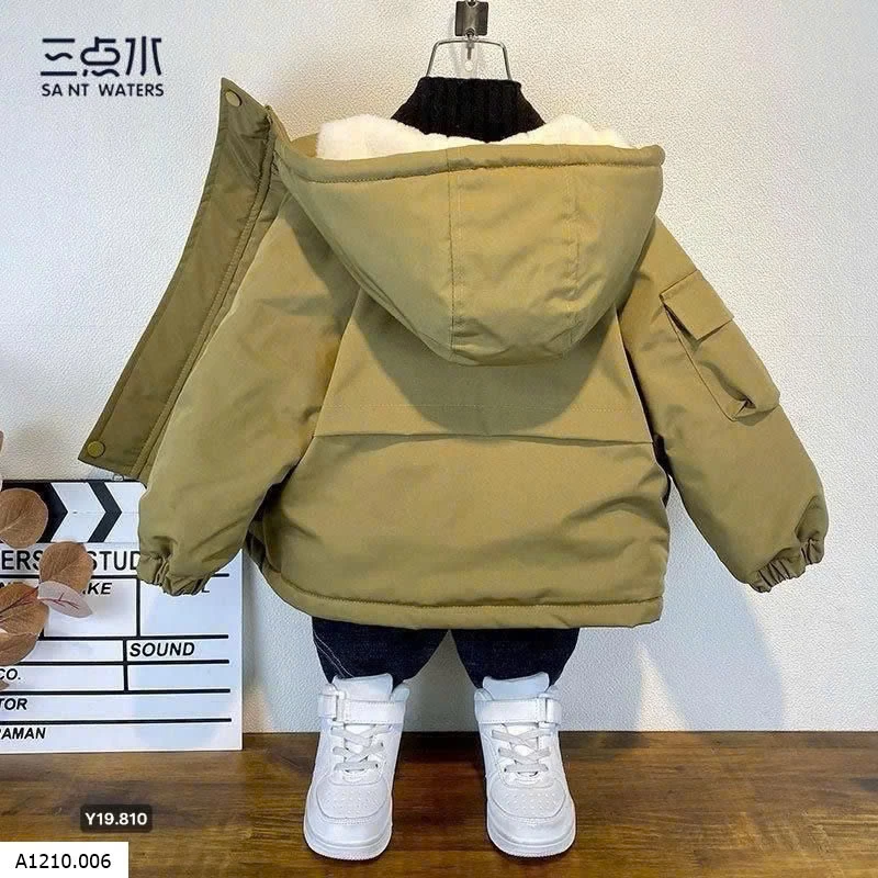 Áo phao lót lông bé trai siêu ấm   Giá sỉ 180k