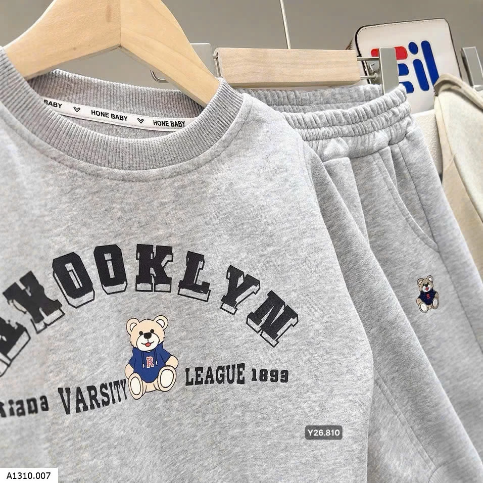 BỘ NỈ BÉ TRAI HÃNG KACADY   Giá sỉ 175k