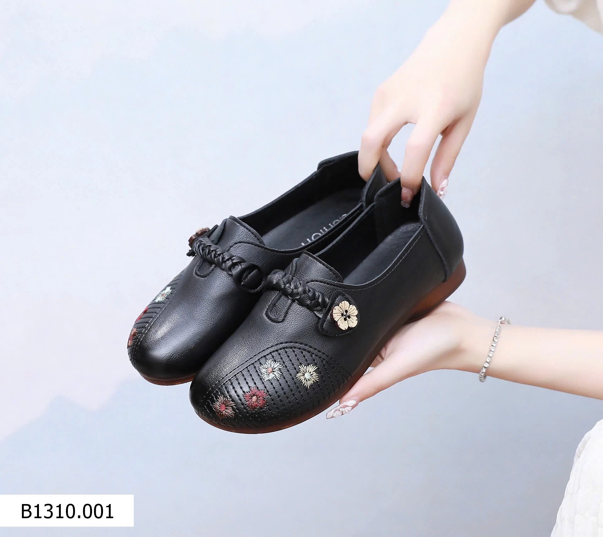 GIÀY LƯỜI NỮ HOA LỖ THOÁNG KHÍ   Giá sỉ 165K