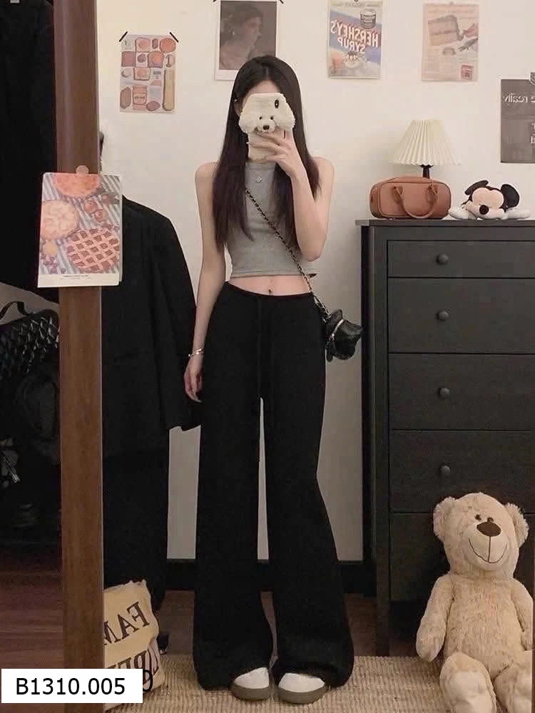 Quần suông cotton dây rút eo nhà Mosequeen  Giá sỉ 135k