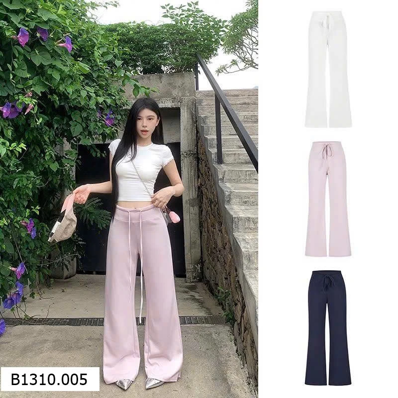 Quần suông cotton dây rút eo nhà Mosequeen  Giá sỉ 135k