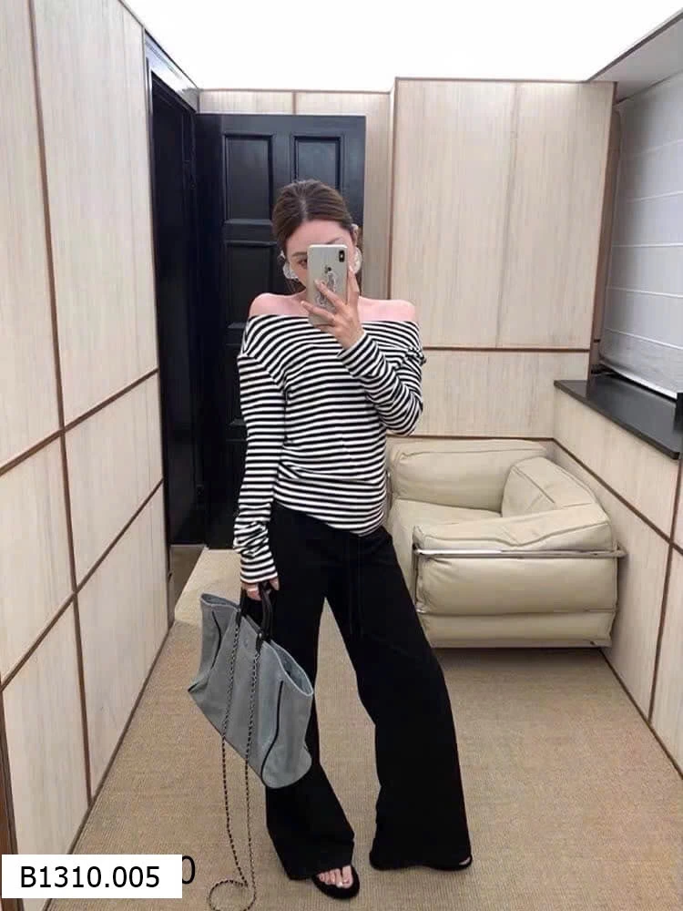 Quần suông cotton dây rút eo nhà Mosequeen  Giá sỉ 135k