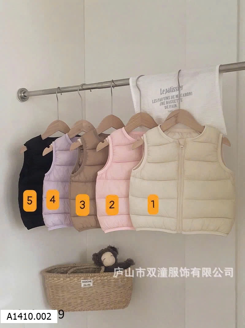 ÁO KHOÁC GILE PHAO CHO BÉ   Giá sỉ 95k