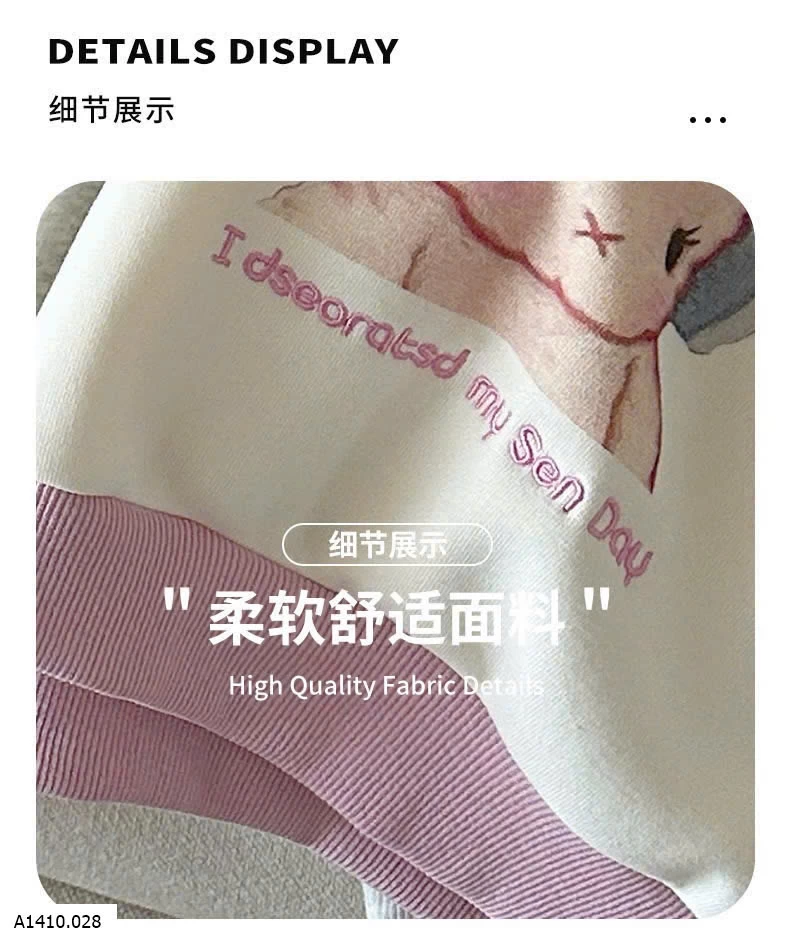 ÁO NỈ HOẠT HÌNH BG   Giá sỉ sz 90-150: 145k  sz 160: 153k 