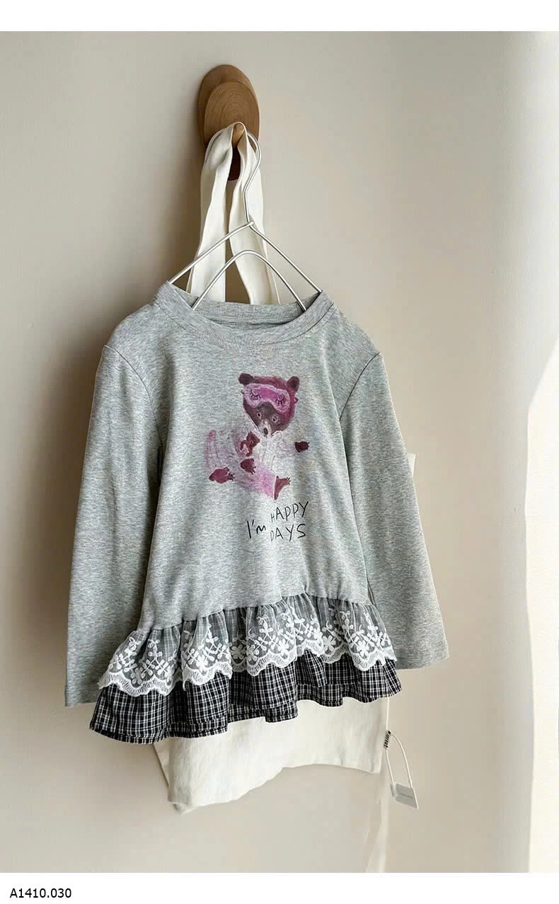 ÁO THUN PHỐI VIỀN REN   Giá sỉ 135k