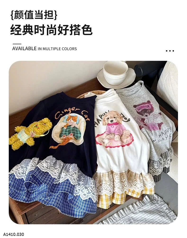 ÁO THUN PHỐI VIỀN REN   Giá sỉ 135k