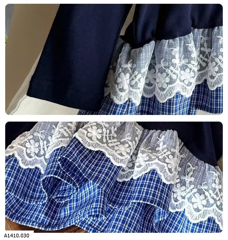ÁO THUN PHỐI VIỀN REN   Giá sỉ 135k