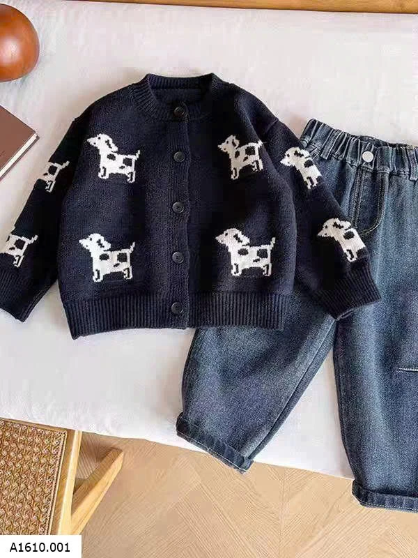 ÁO LEN CARDIGAN BÉ   Giá sỉ 129k