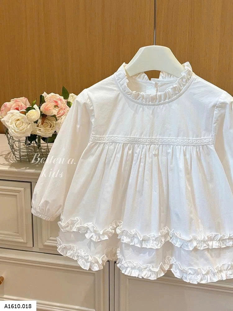 ÁO SƠ MI CHO BÉ GÁI   Giá sỉ 85k