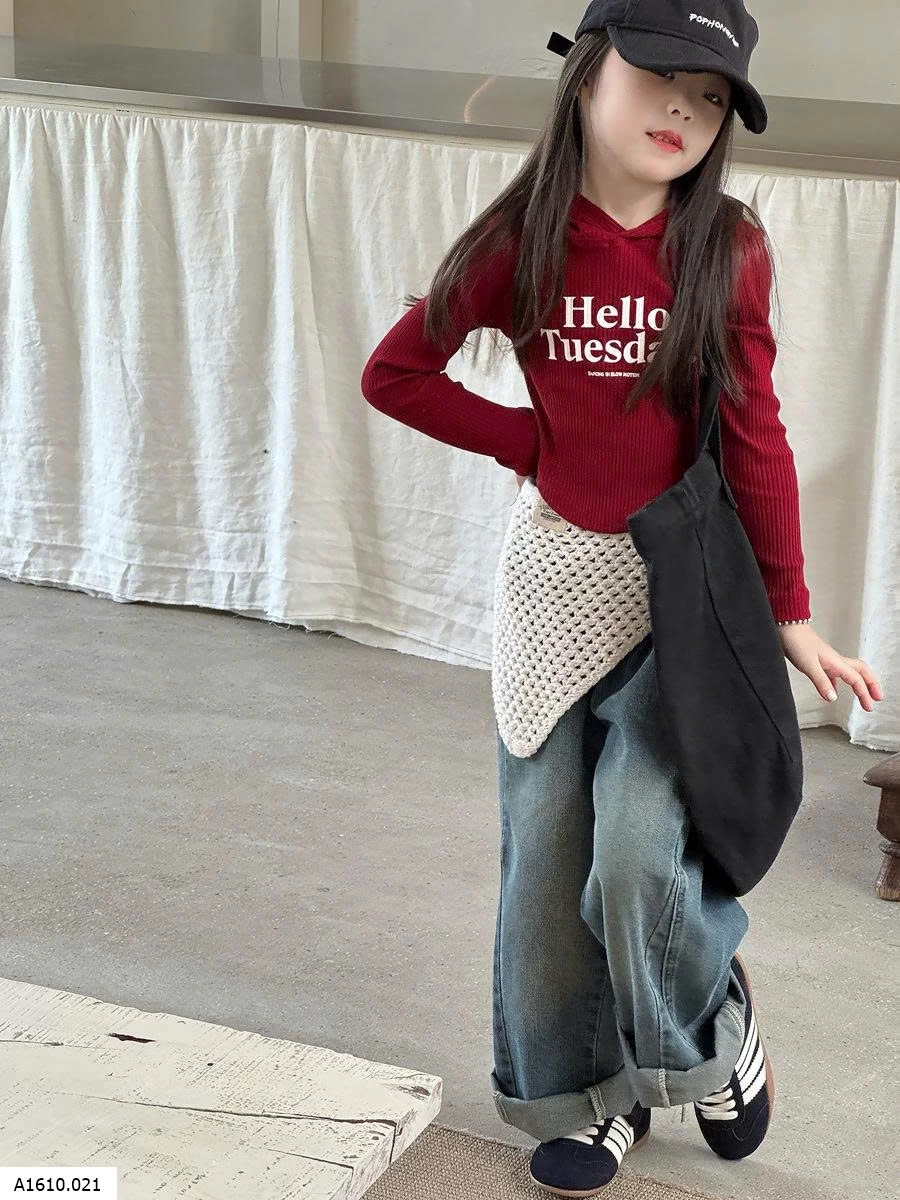 Áo hoddie thun gân cho bé    Giá sỉ 128k