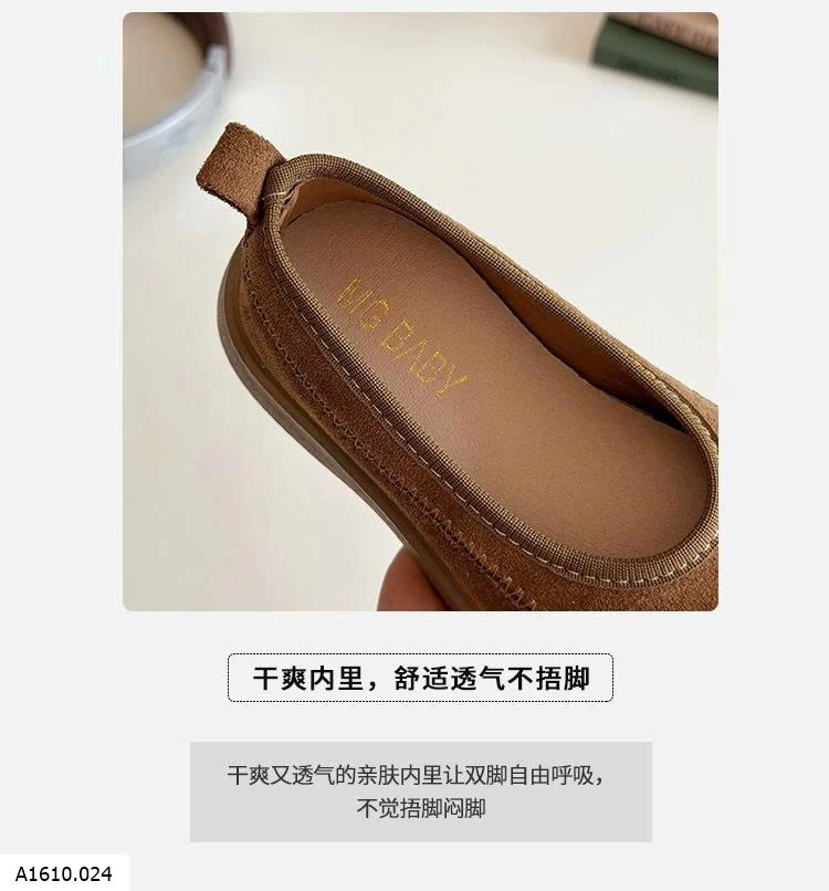 GIÀY DA LỘN ĐẾ MỀM BIRKEN CHO BÉ    Giá sỉ sz 26-30: 134k sz 31-35: 141k