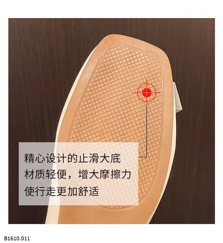 GIÀY BÚP BÊ ĐÍNH HOA GÓT THẤP   Giá sỉ 135k