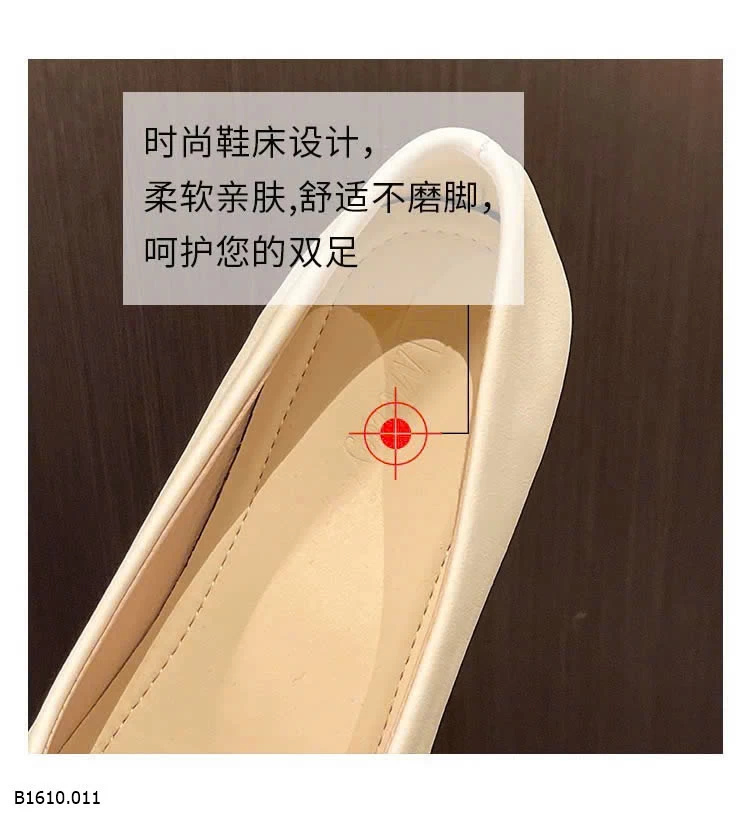 GIÀY BÚP BÊ ĐÍNH HOA GÓT THẤP   Giá sỉ 135k