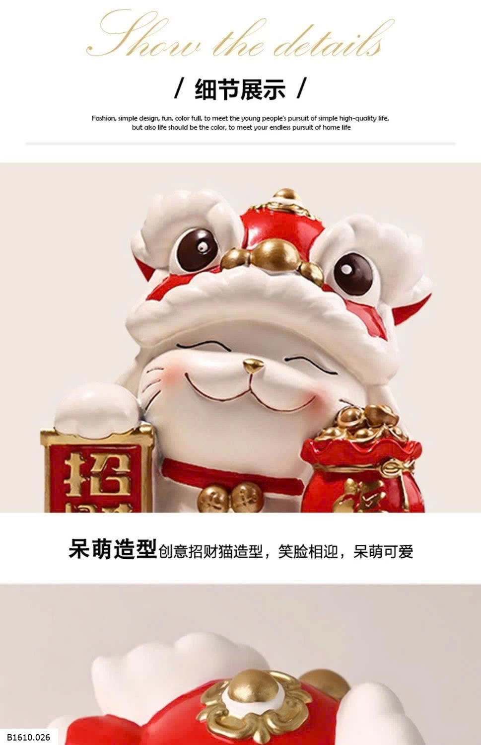 Mèo thần tài   Giá sỉ 272k/cặp