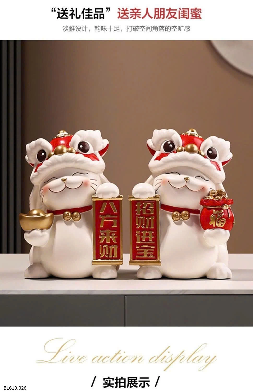 Mèo thần tài   Giá sỉ 272k/cặp