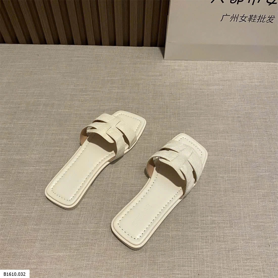 DÉP LÊ QUAI ĐAN MŨI VUÔNG  Giá sỉ 116k