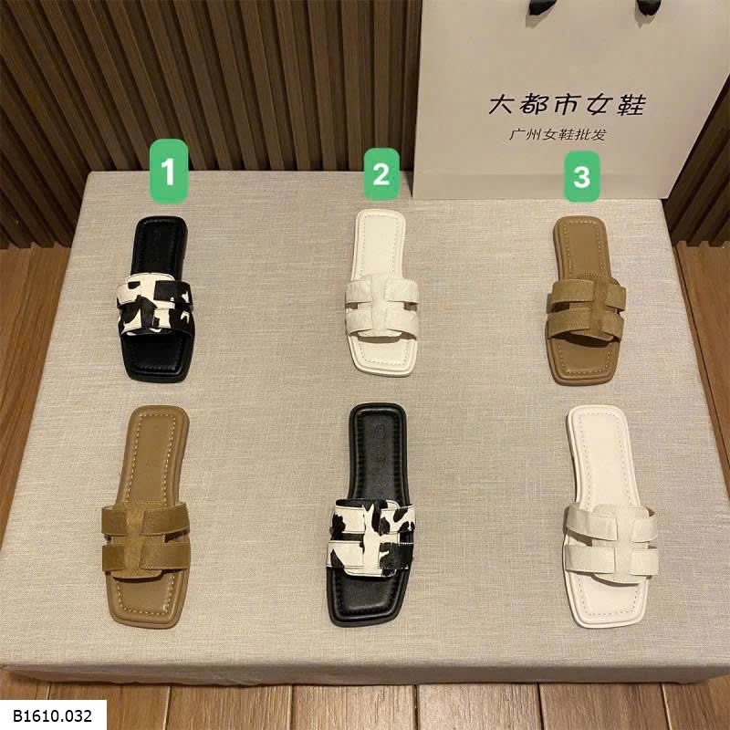 DÉP LÊ QUAI ĐAN MŨI VUÔNG  Giá sỉ 116k