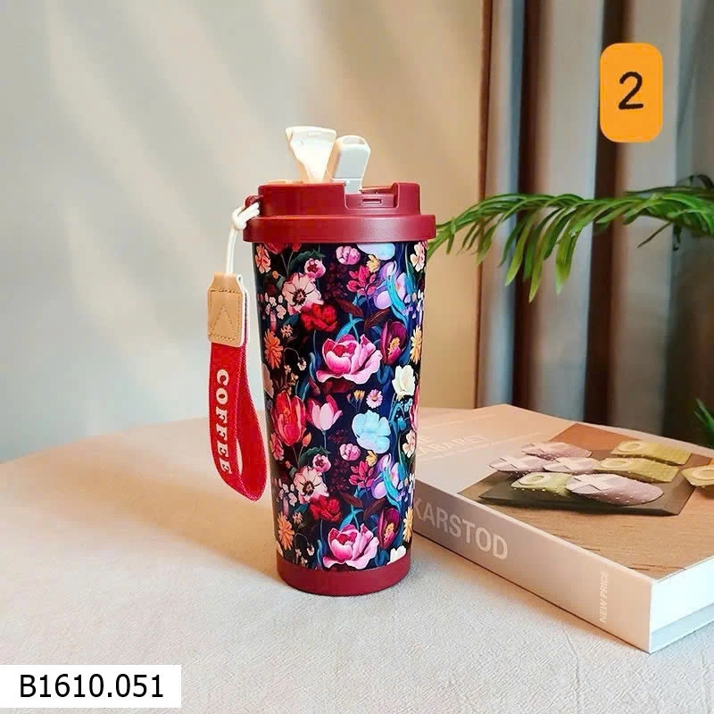 BÌNH GIỮ NHIỆT HOA VINTAGE   Giá sỉ 125k