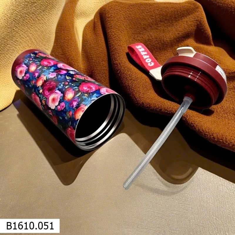 BÌNH GIỮ NHIỆT HOA VINTAGE   Giá sỉ 125k