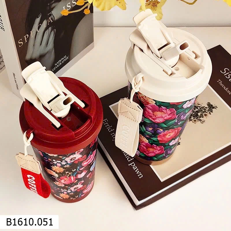 BÌNH GIỮ NHIỆT HOA VINTAGE   Giá sỉ 125k