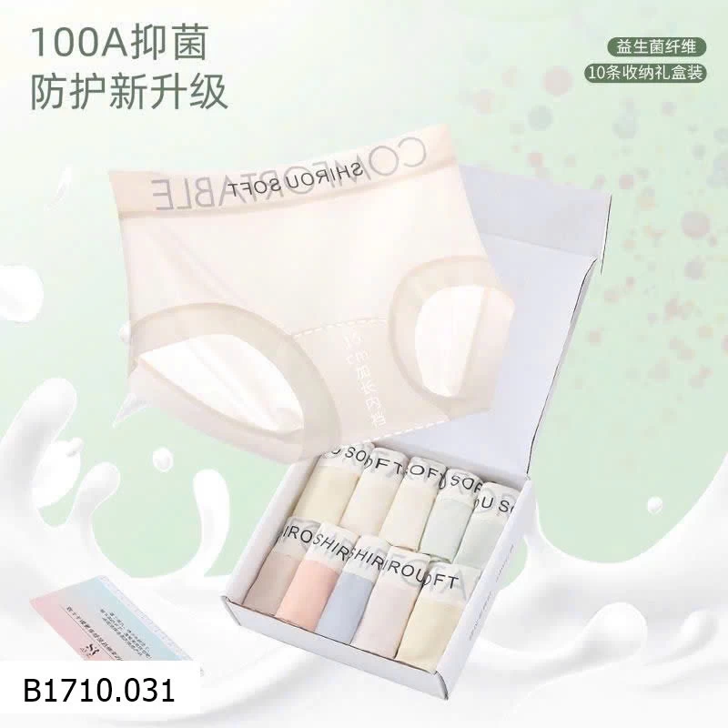 SET 10 QUẦN LÓT TÀNG HÌNH  Giá sỉ 170k/set 10c