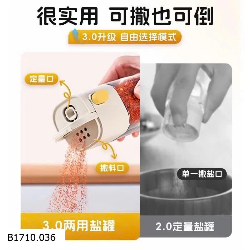 LỌ RẮC GIA VỊ ĐỊNH LƯỢNG BEAR   Giá sỉ 210k/3 lọ