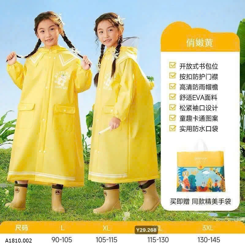 ÁO MƯA SIÊU NHẸ TRẺ EM   Giá sỉ 110kk