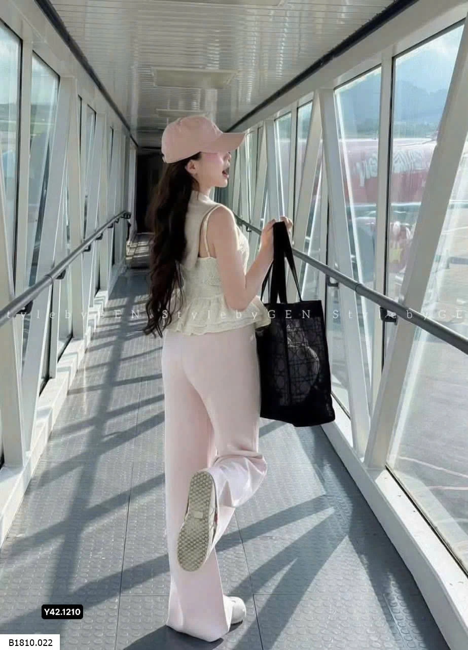 QUẦN DÀI ỐNG RỘNG THỜI TRANG MOSESQUEEN   Giá sỉ 120k