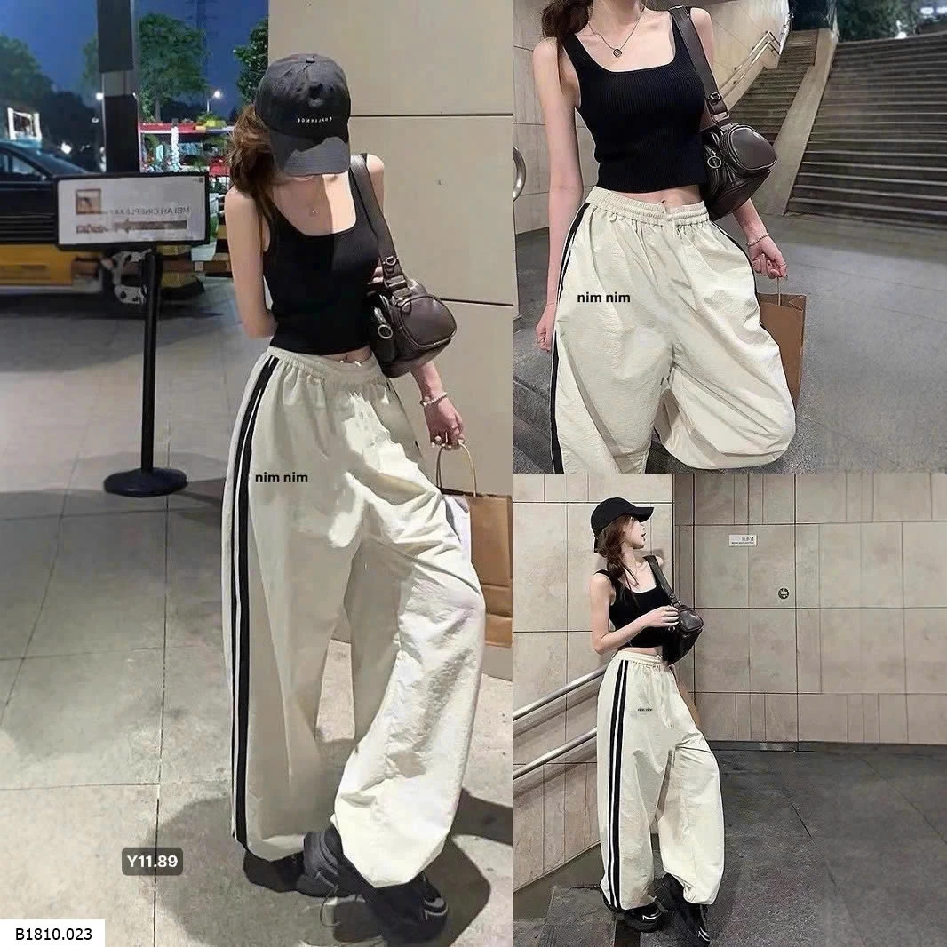 Quần gió thể thao ống suông   Giá sỉ 95k