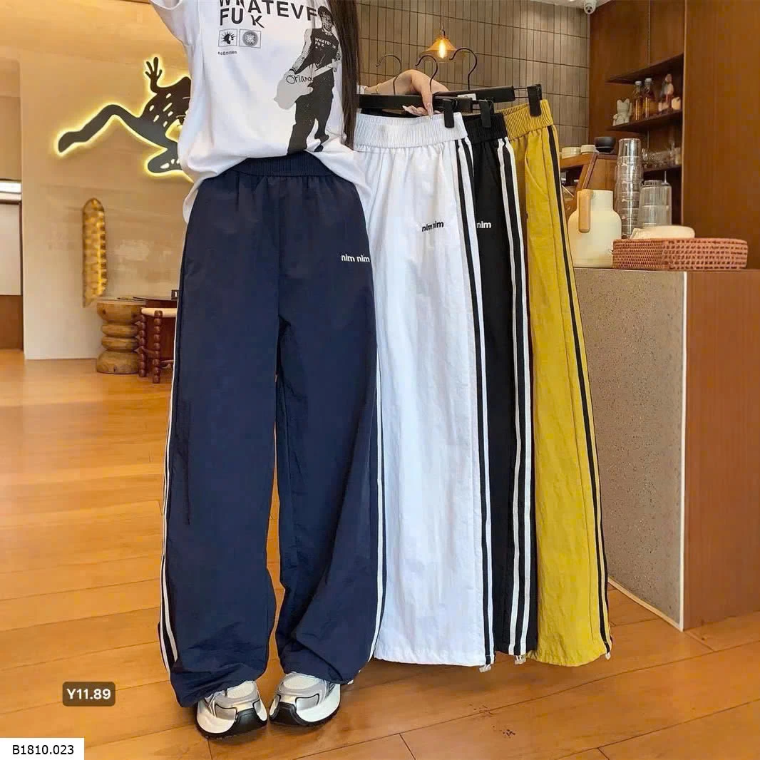 Quần gió thể thao ống suông   Giá sỉ 95k