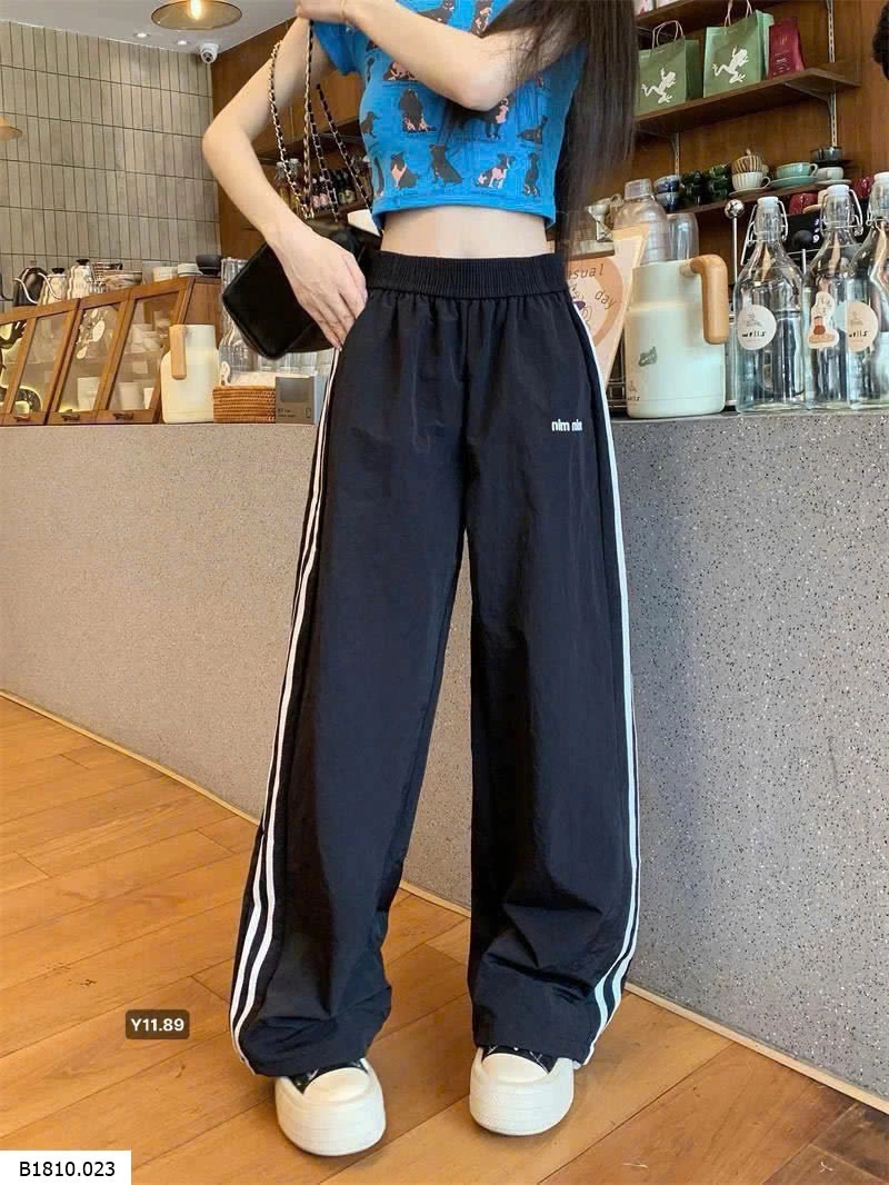 Quần gió thể thao ống suông   Giá sỉ 95k