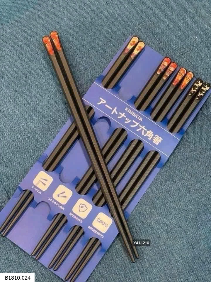 ĐŨA SỢI THUỶ TINH KHÁNG KHUẨN KINBATA NHẬT BẢN  Giá sỉ 100k/set 10 đôi