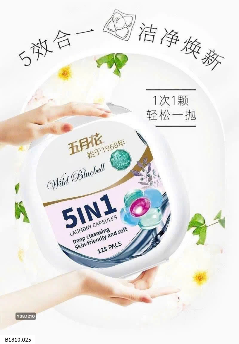 Viên giặt 5in1 May Flower   Giá sỉ 90k/h