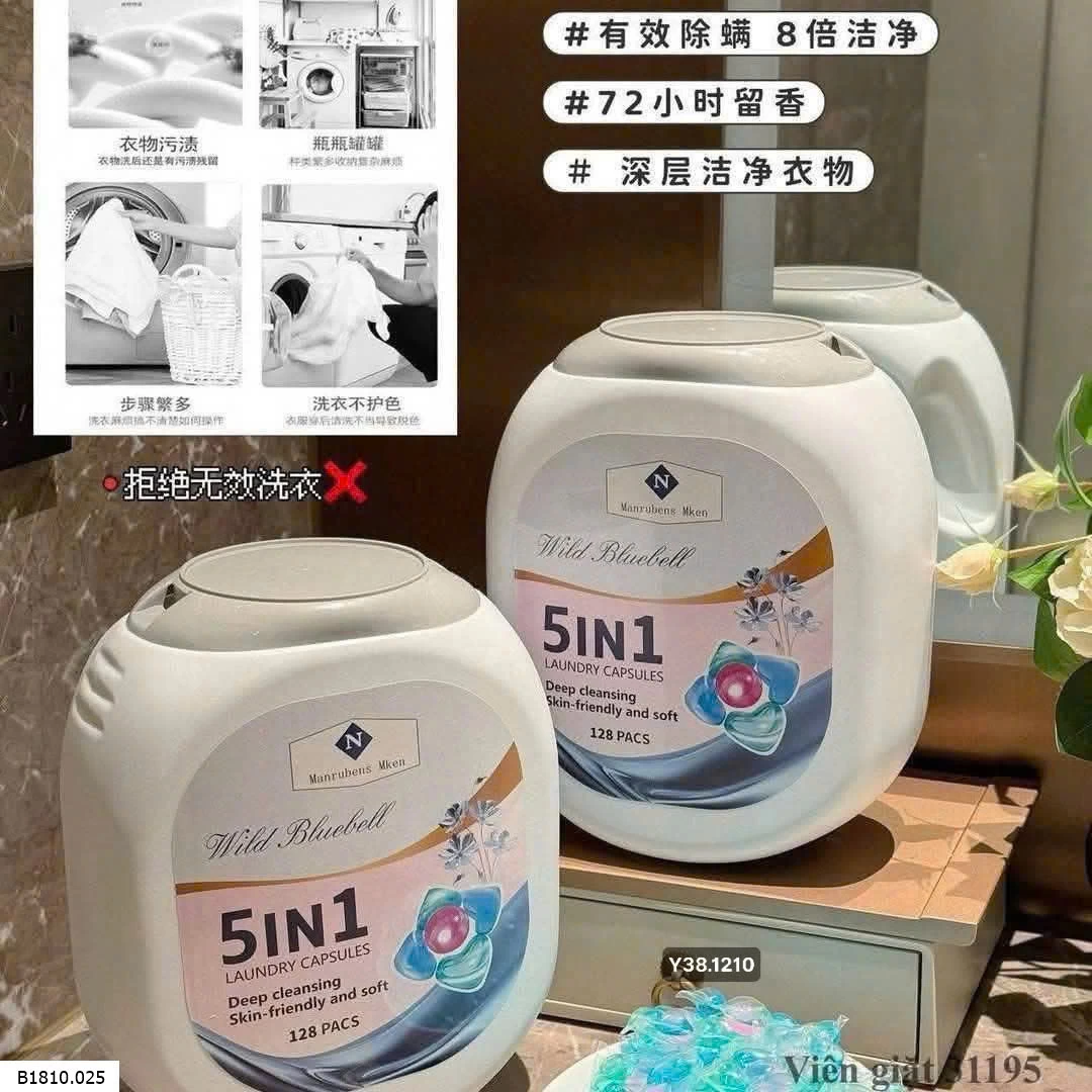 Viên giặt 5in1 May Flower   Giá sỉ 90k/h